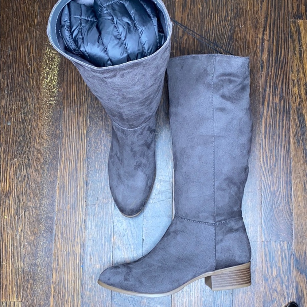Hilda Microsuede Scrunch Booties